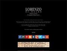 Tablet Screenshot of lorenzodimauro.com